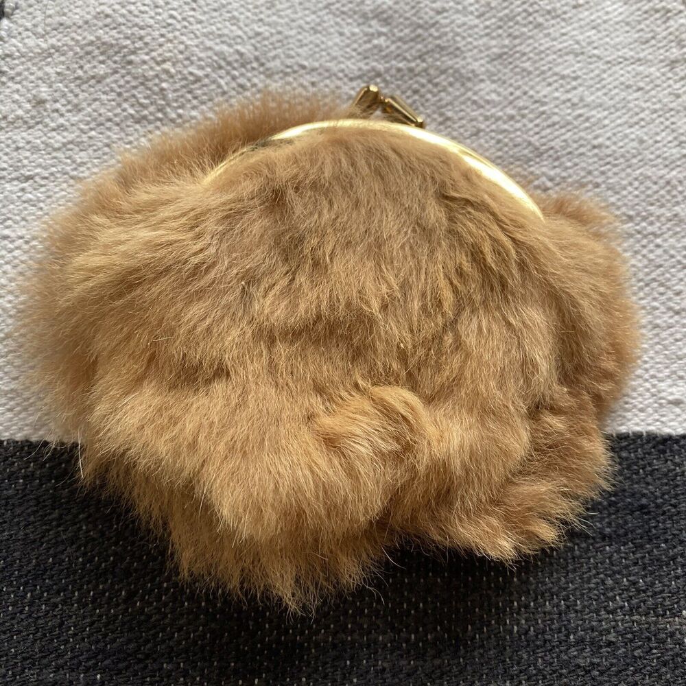 NWOT Kangaroo Fur Coin Wallet Purse. 5”x4”. Snap Closure. Made In Australia.